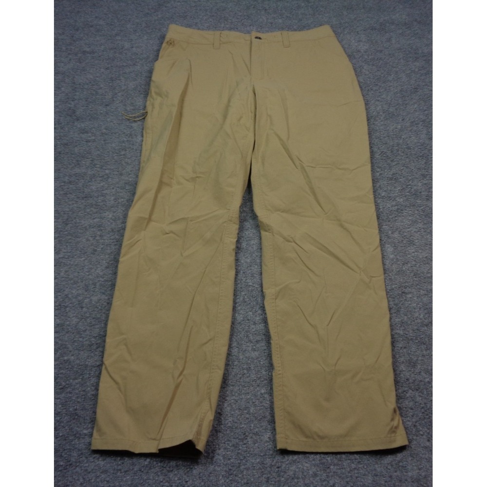 Patagonia Women's Quandary Pants Size 12 Tan Hiking Trail Outdoor UPF 50